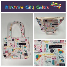 Medium Tote Bag - Words to Sew By Medium Tote Bag - Words to Sew By